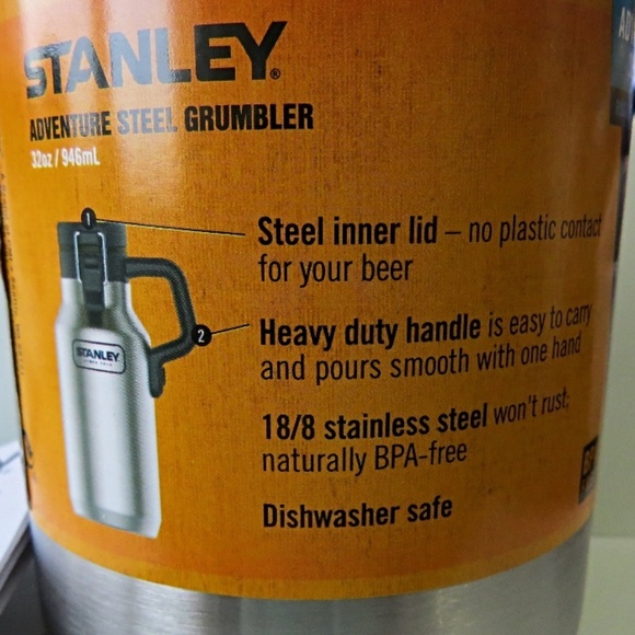 NEW Stanley Adventure Series Steel Half Growler 32 oz. - Picture 2 of 4